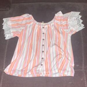 Self Esteem Multicolor Striped Top